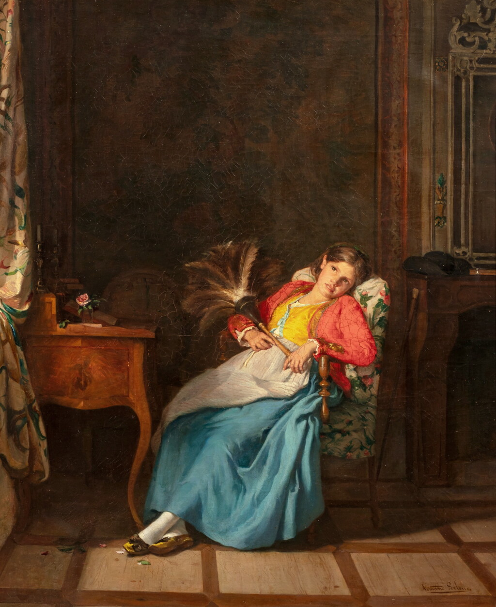 View full screen - View 1 of Lot 146. The Abbé's Housekeeper.