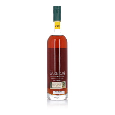 View full screen - View 1 of Lot 314. Sazerac Rye 18 Year Old 2011 Release 90 Proof 1985 (1 BT 75cl).