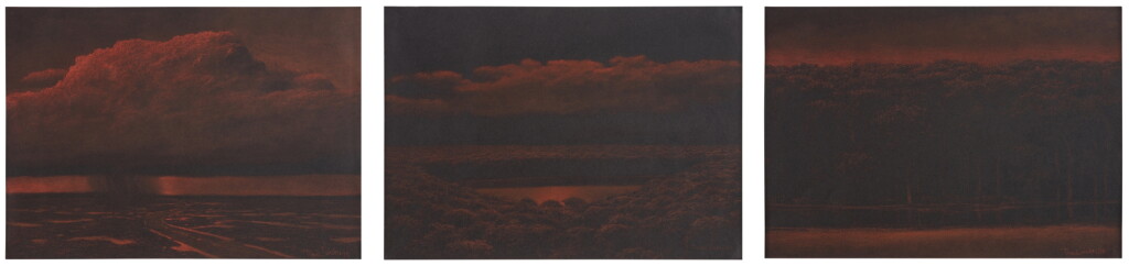 View full screen - View 1 of Lot 333. La lluvia (i), Laguna (ii) & Orilla (iii): Three Works.