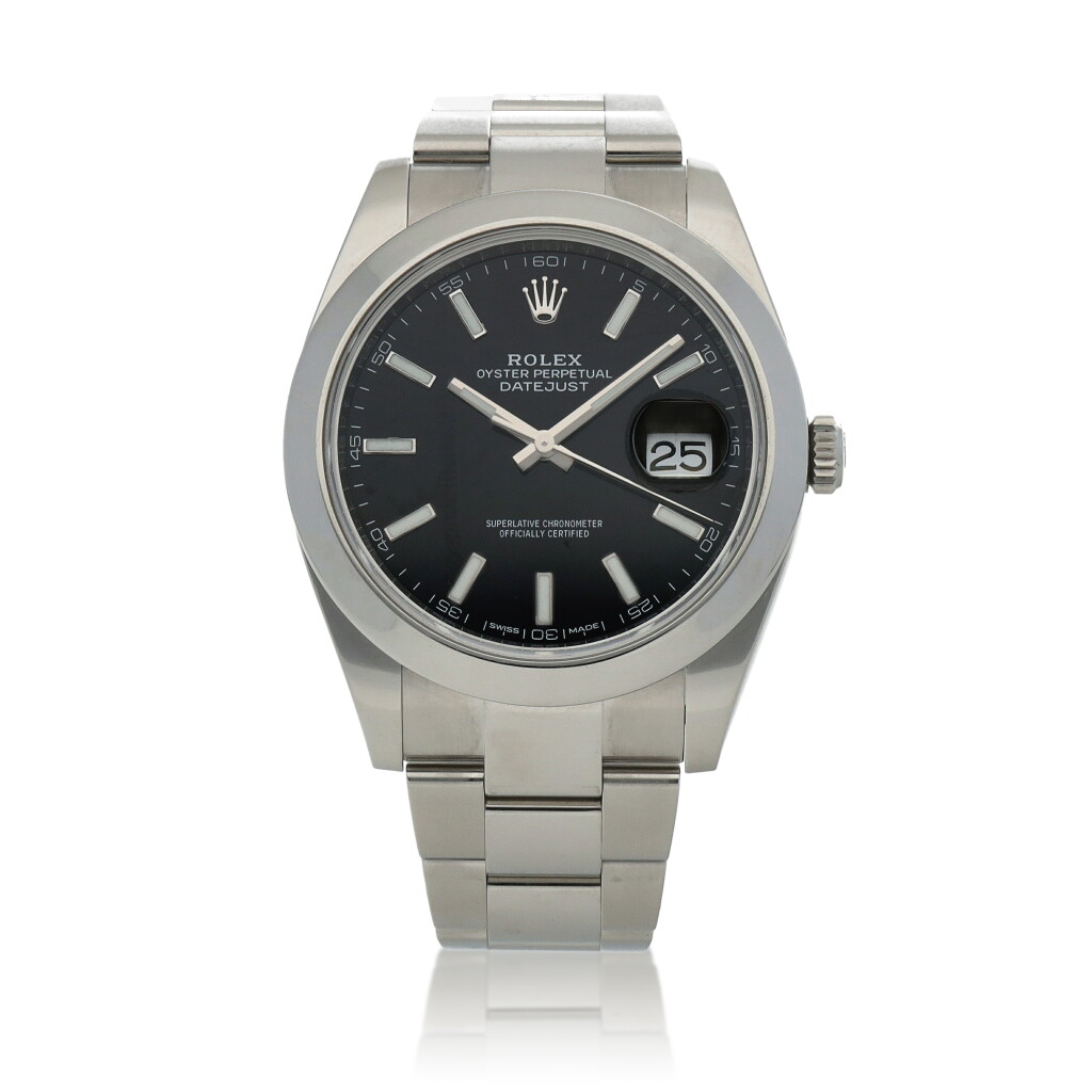 View full screen - View 1 of Lot 637. Datejust 41, Ref. 126300 Stainless steel wristwatch with date and bracelet Circa 2017.