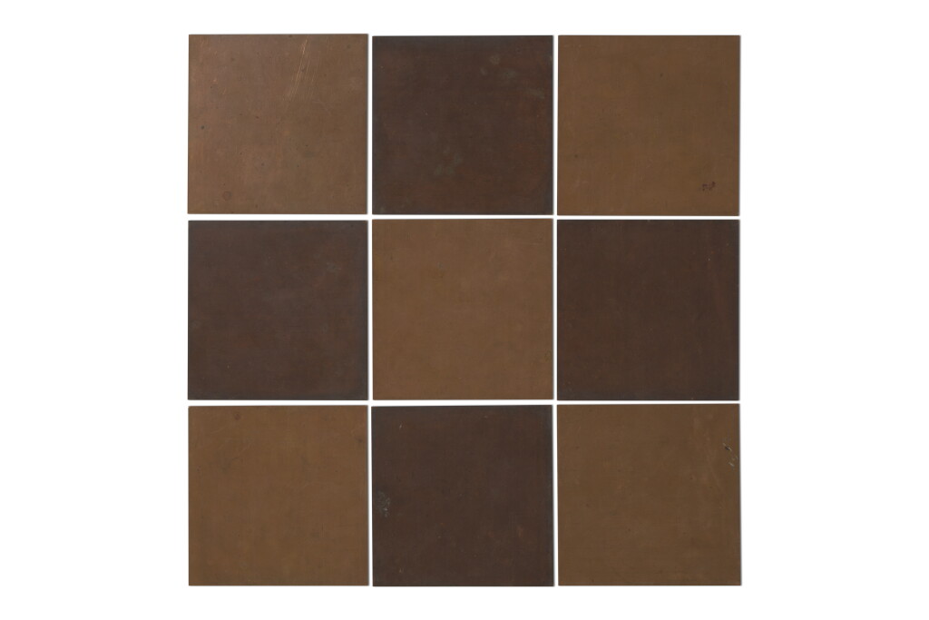 View full screen - View 1 of Lot 14. 9 Copper Plain & Weathered Square.