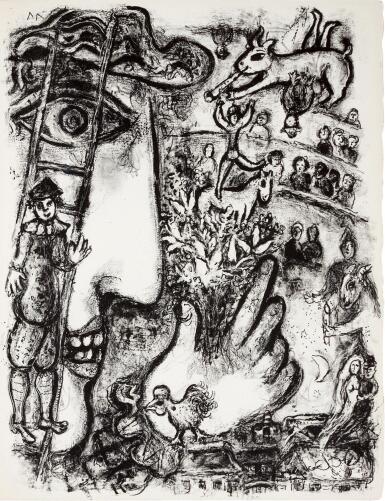 View full screen - View 1 of Lot 34. MARC CHAGALL | LE CIRQUE (M. 503; C. BKS. 68).