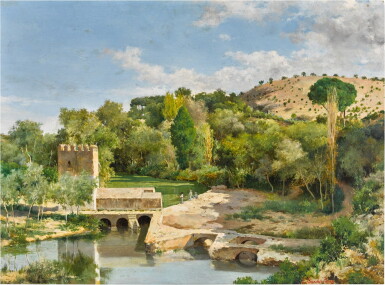 View full screen - View 1 of Lot 45. View of the Watermills at Alcalá de Guadaíra.