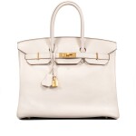 Craie Togo Birkin 35 Gold Hardware, 2015