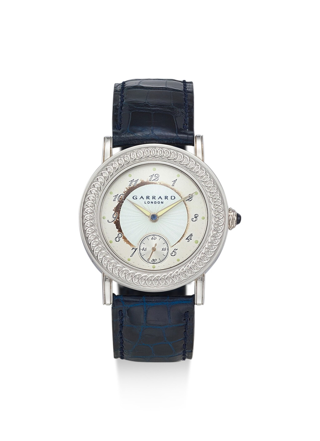 Voir en plein écran - Voir 1 du lot 8260. GARRAD | A LIMITED EDITION PLATINUM WRISTWATCH, CIRCA 2000.