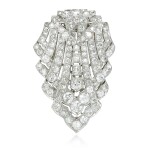 Diamond brooch, 1920s