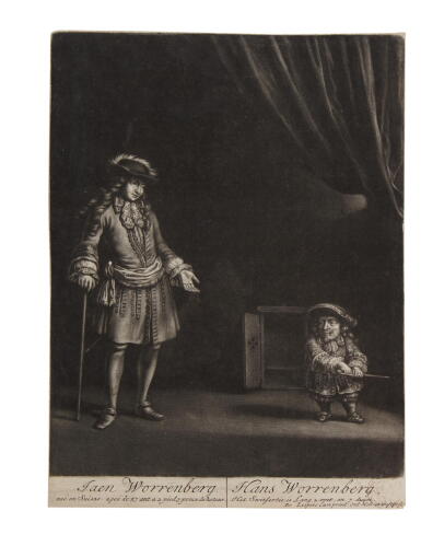 View full screen - View 1 of Lot 629. Worrenberg, Hans | Hans Worrenberg, with sword in hand.