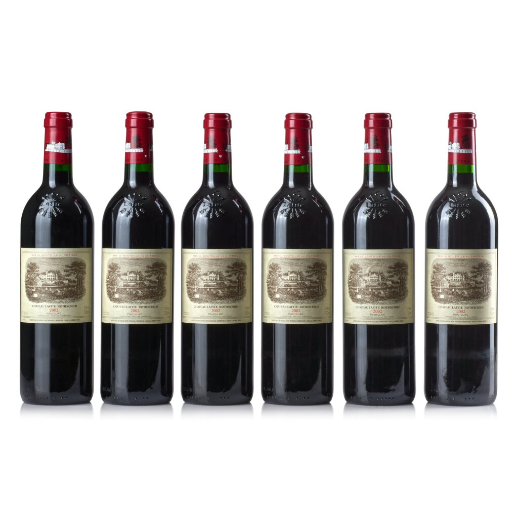 View full screen - View 1 of Lot 25. Château Lafite 2002 (12 BT).