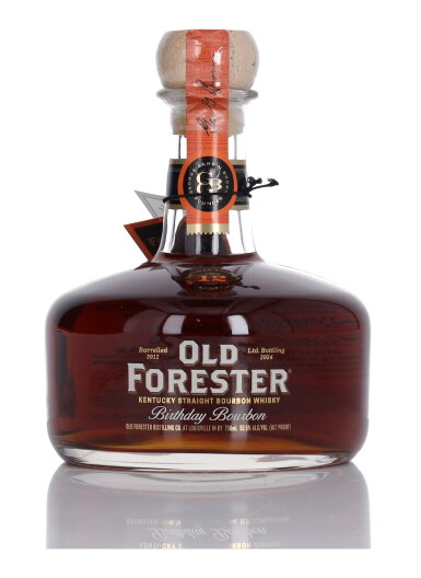 View full screen - View 1 of Lot 230. Old Forester 12 Year Old Birthday Bourbon 2024 Release 107 Proof 2012 (1 Bottle 75cl).