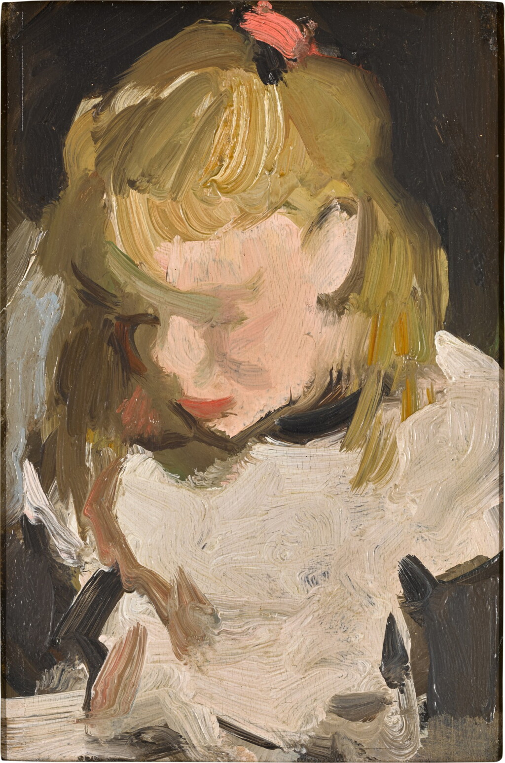 View full screen - View 1 of Lot 243. Young Girl with Blonde Hair.