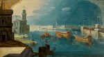 ATTRIBUTED TO LOUIS DE CAULLERY | Venice, a capriccio view looking North towards the Piazza San Marco