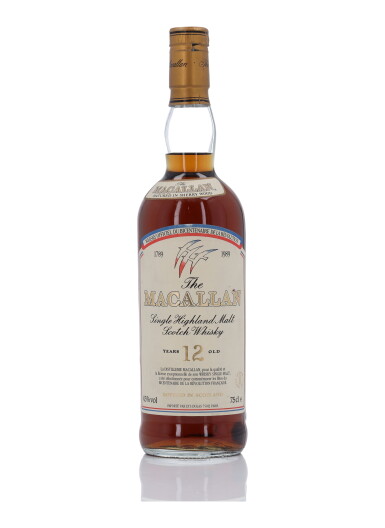 View full screen - View 1 of Lot 61. The Macallan Whisky Officiel Du Bicentenaire de la Revolution 12 Year Old 43.0 abv NV (1 Bottle 75cl).