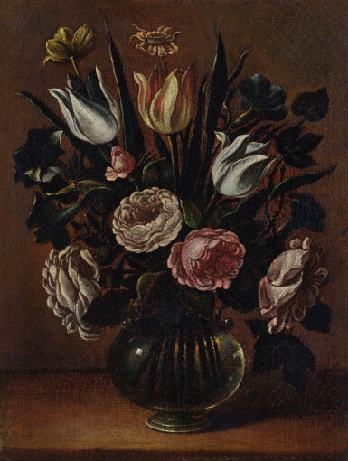 View full screen - View 1 of Lot 528. Still life of flowers.