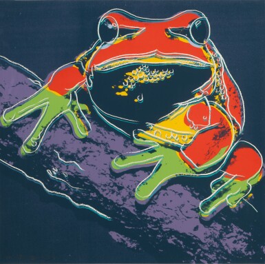 View full screen - View 1 of Lot 101. ANDY WARHOL | PINE BARRENS TREE FROG (F. & S. II.294).