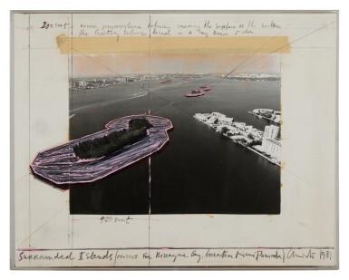 View full screen - View 1 of Lot 207. Surrounded Islands (Project for Biscayne Bay, Greater Miami, Florida).