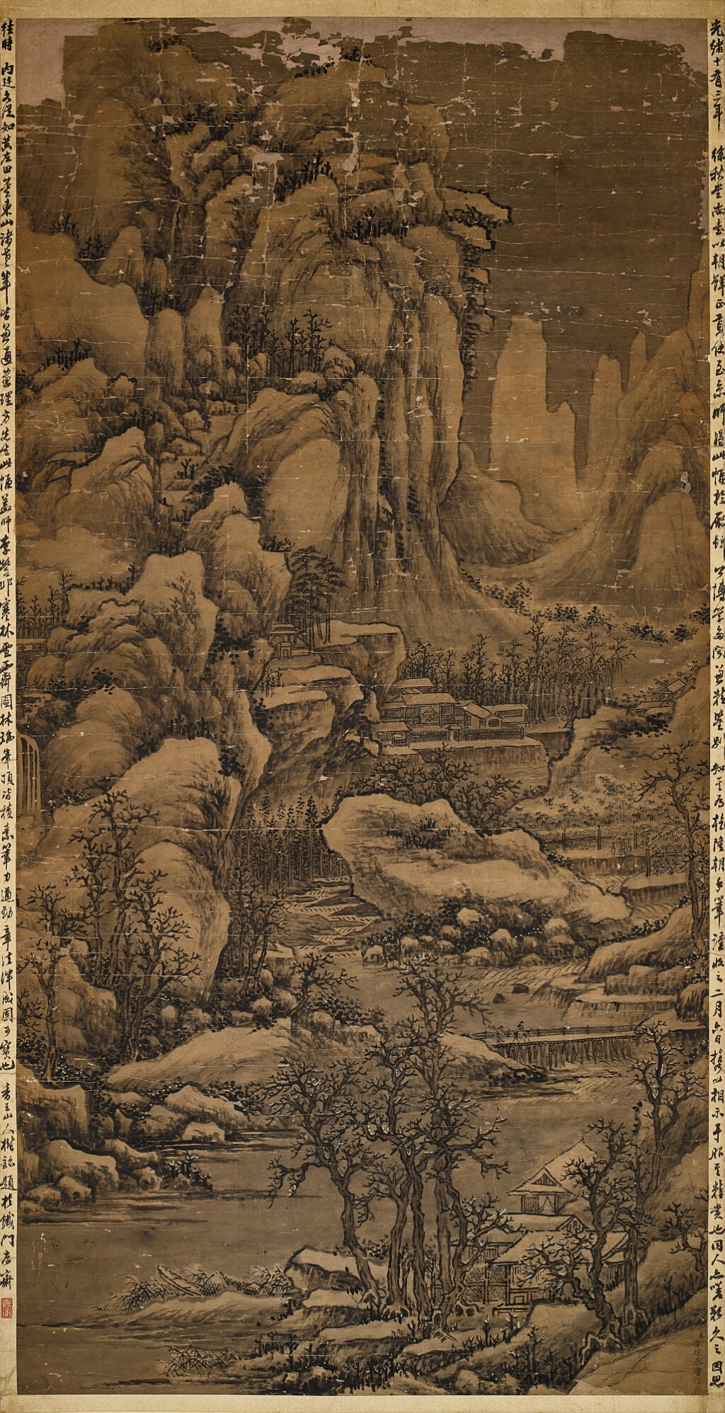 View full screen - View 1 of Lot 3022. Fang Cong, Snowy landscape | 方琮 雪霽圖.