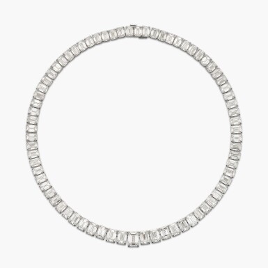 View full screen - View 1 of Lot 4. Diamond Necklace .