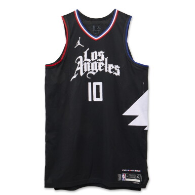 View full screen - View 1 of Lot 203. Daniel Theis Los Angeles Clippers 2024 NBA Playoffs Western Conference Round 1 Game Worn Statement Edition Jersey | Game 2.