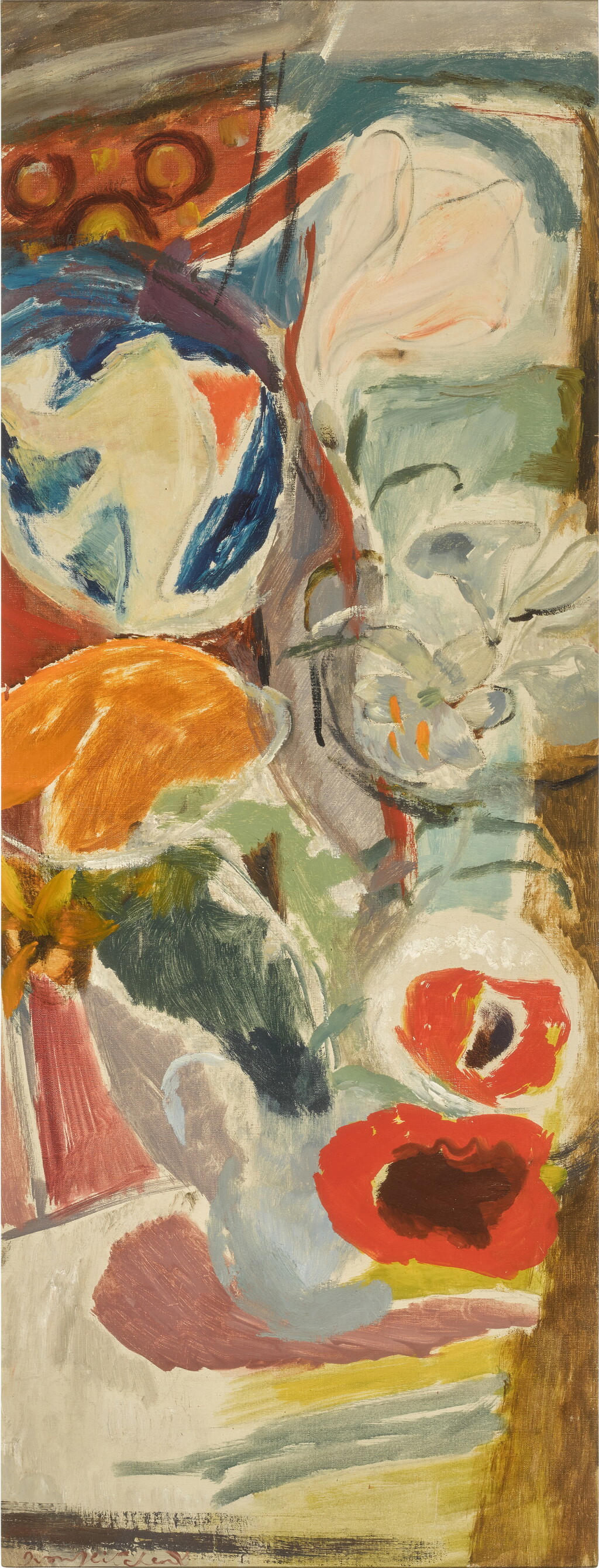 View full screen - View 1 of Lot 701. Ivon Hitchens, Poppies Under.