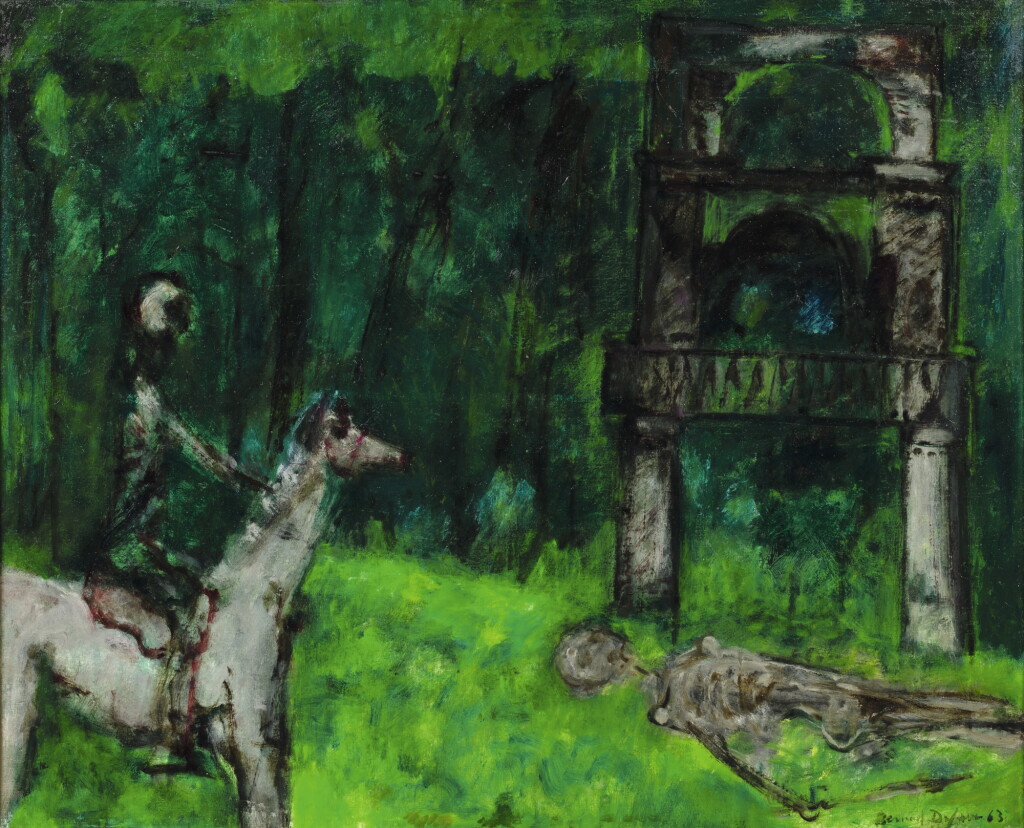 View full screen - View 1 of Lot 526. BERNARD DUFOUR | CAVALIER, RUINE, SQUELETTE.