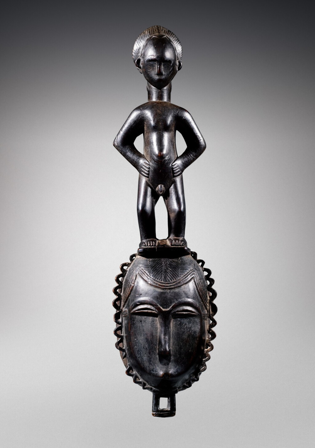 View full screen - View 1 of Lot 31. Masque, Yauré, Côte d'Ivoire | Yaure mask, Côte d'Ivoire.