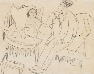 View full screen - View 1 of Lot 229. Unterhaltung "Krankenbett" (Entertainment “Hospital Bed”).