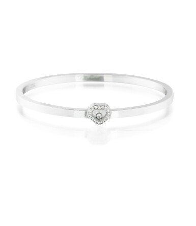 View full screen - View 1 of Lot 190. Bracelet jonc diamants, "Happy Diamonds" | Diamond bangle-bracelet, 'Happy Diamonds'.