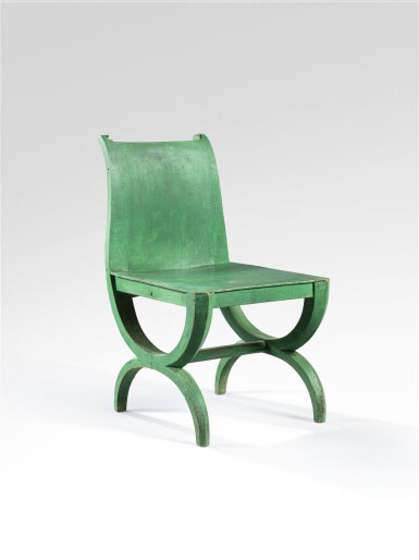 View full screen - View 1 of Lot 60. Rothschild chair, prototype.