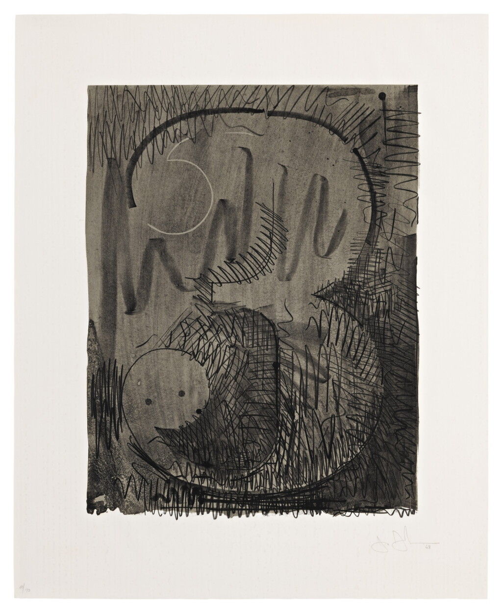 View full screen - View 1 of Lot 46. JASPER JOHNS | FIGURE 3 (ULAE 47).
