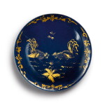 A RARE MEISSEN POWDER-BLUE-GROUND SAUCER CIRCA 1730