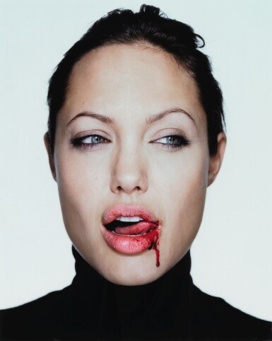 View full screen - View 1 of Lot 31. MARTIN SCHOELLER | ANGELINA JOLIE WITH BLOOD, 2000.
