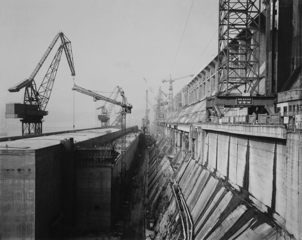 View full screen - View 1 of Lot 259. Three Gorges Dam Project, Dam # 4, Yangtze River, China.