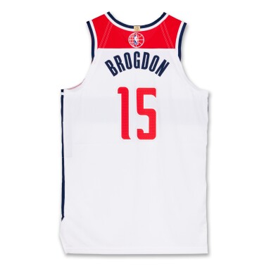 View full screen - View 1 of Lot 226. Malcolm Brogdon Washington Wizards 2024-2025 Game Issued Canada Series Association Edition Jersey .