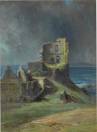 View full screen - View 1 of Lot 46. Dunure Castle, Ayrshire.