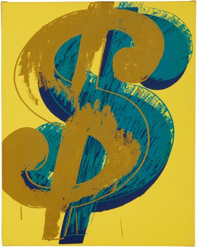 View full screen - View 1 of Lot 429. ANDY WARHOL | DOLLAR SIGN.