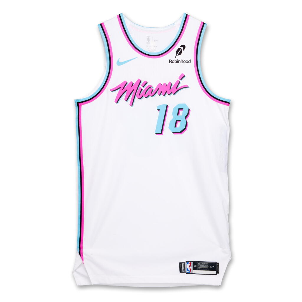 View full screen - View 1 of Lot 242. Alec Burks Miami Heat 2024-2025 Game Issued City Edition Jersey .