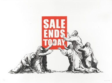 View full screen - View 1 of Lot 626. Banksy 班克斯 | Sale Ends (V.2) 銷售結束 (V.2).