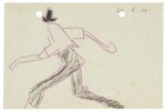 LYONEL FEININGER | LAUFENDER MANN (RUNNING MAN)