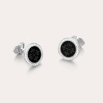 Calatrava | A pair of white gold and diamond-set cufflinks, Circa 2015 | 百達翡麗 | 一對白金鑲鑽石袖扣,約2015年製