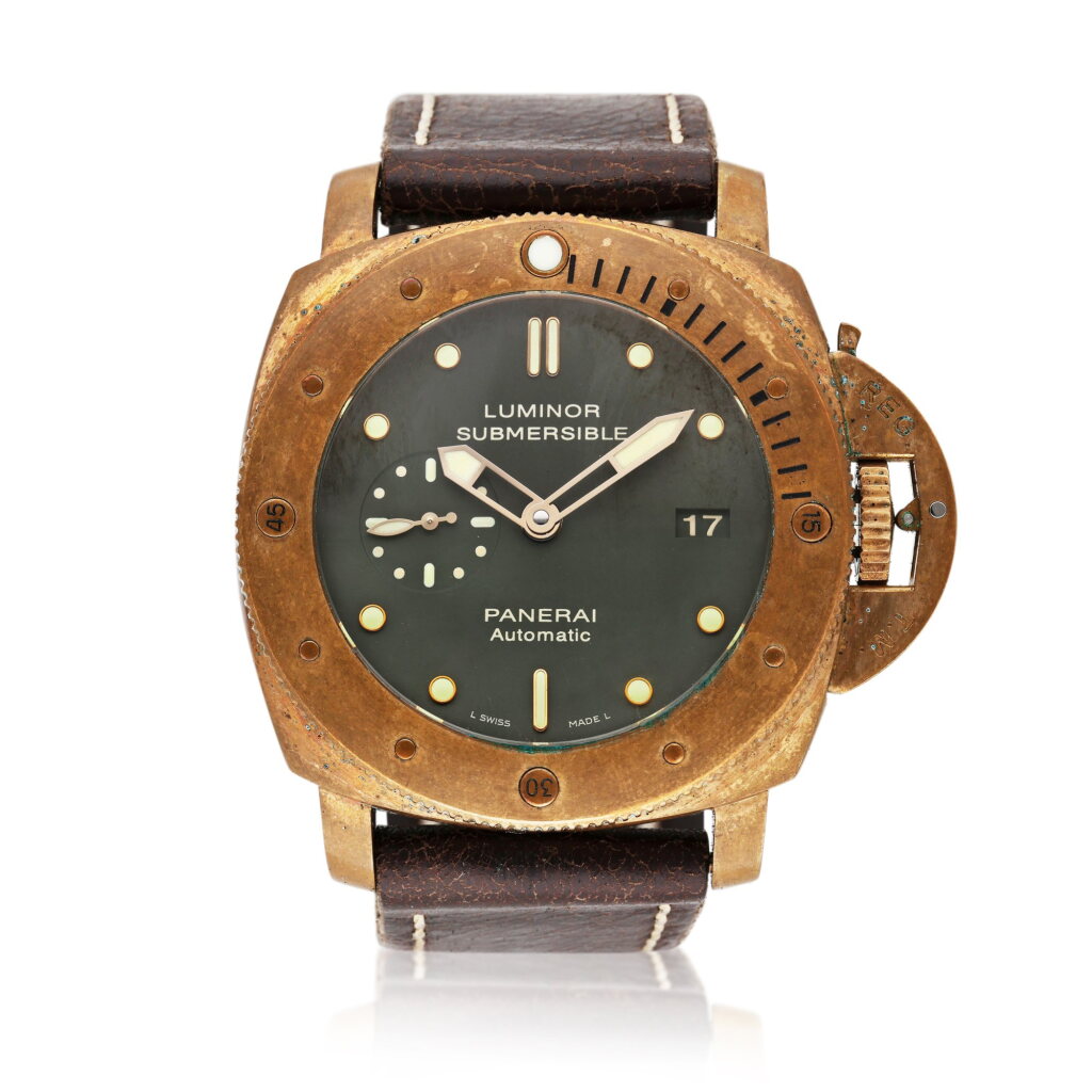 View full screen - View 1 of Lot 43. Luminor 1950 Bronze 3 Days | A limited edition bronze automatic wristwatch with date and 3 day power reserve, Circa 2011.