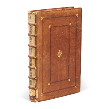 View full screen - View 1 of Lot 86. Tixier, De memorabilibus et claris mulieribus, Paris, 1521, Parisian calf binding for Marcus Fugger.