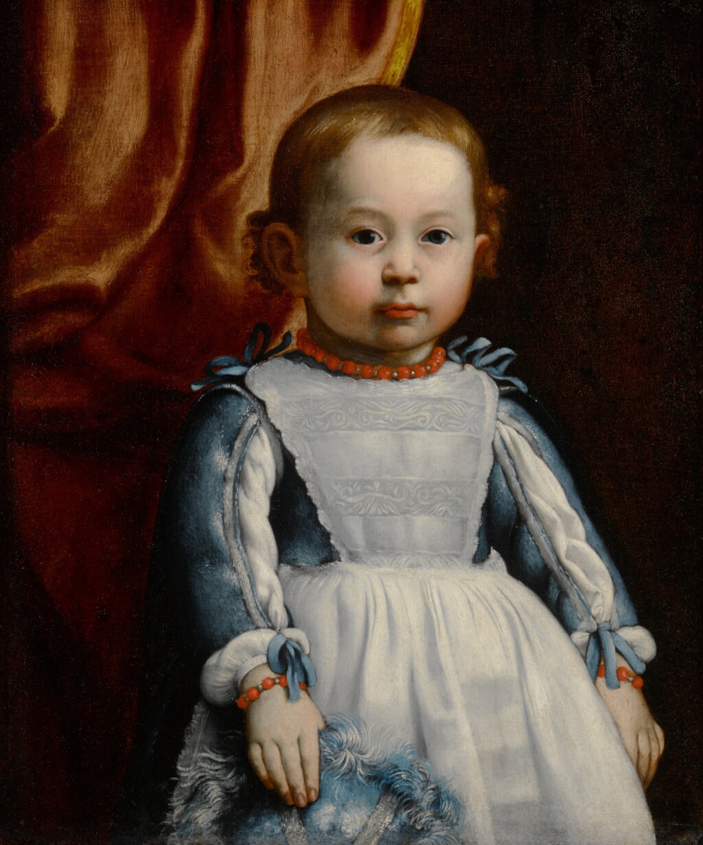 View full screen - View 1 of Lot 1. Portrait of Prince Augusto Chigi, age 21 months.