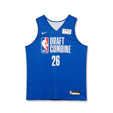 View full screen - View 1 of Lot 54. Tobi Lawal 2026 NBA Draft Combine Issued Jersey | Probable Wear.