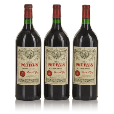 View full screen - View 1 of Lot 123. Petrus 1986 (3 MAG).