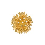 Gold and Diamond Brooch