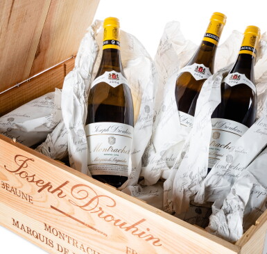 View full screen - View 1 of Lot 257. Montrachet, Marquis de Laguiche 2004 Joseph Drouhin (12 BT).