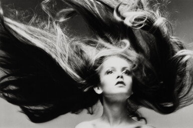 View full screen - View 1 of Lot 16. Twiggy, Hair by Ara Gallant, Paris studio, January 1968.