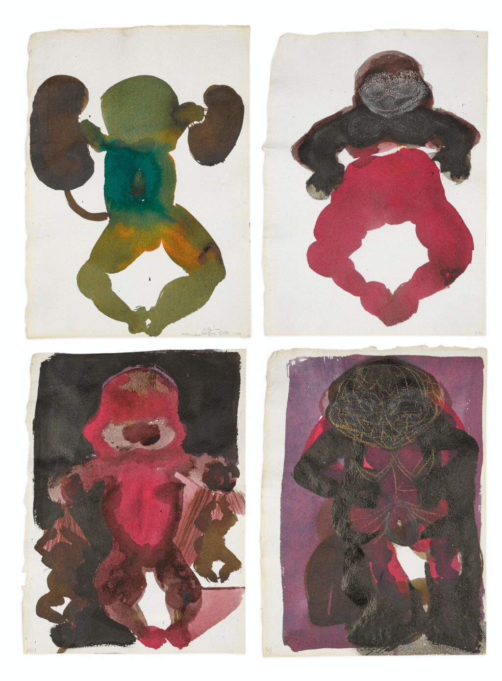View full screen - View 1 of Lot 140. MARLÈNE DUMAS | LIFE BEFORE BIRTH.