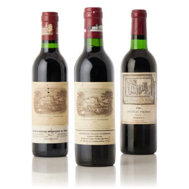 View full screen - View 1 of Lot 8717. Bordeaux Left Bank Half Bottles (3 HB).