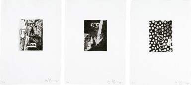 View full screen - View 1 of Lot 65. JASPER JOHNS | UNTITLED (ULAE 221-223).